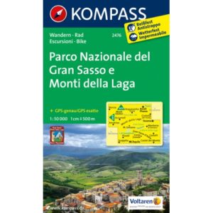 212-2476-1 Kompass – Carta 2476 – Parco Nazionale Del Gran Sasso E Monti Della Laga