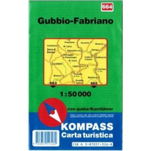 212 664 Kompass Carta 664 Gubbio Fabriano 1 50000 500×500
