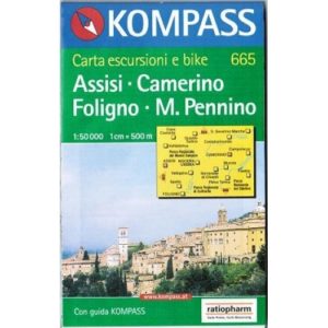 212 665 Kompass Carta 665 Assisi Camerino 1 50000 500×500