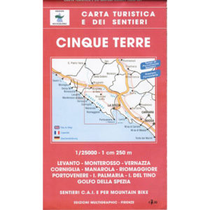 204-0019 Edizioni Multigraphic – Cinque Terre – Carta Escursionistica