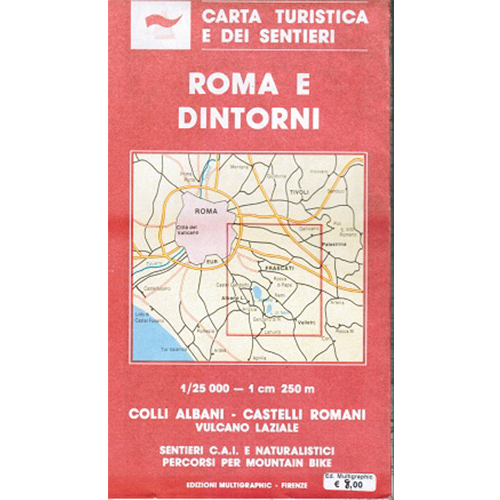 9788874650521 501 Edizioni Multigraphic Roma E Dintorni Carta Escursionistica