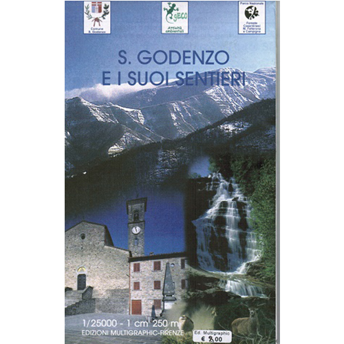 9788874650996 526 Edizioni Multigraphic S. Godenzo E I Suoi Sentieri Carta Escursionistica