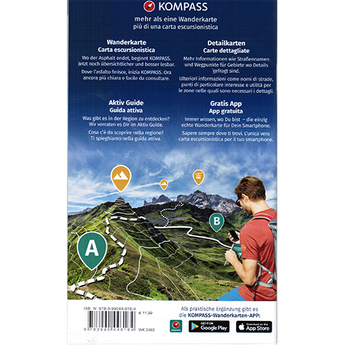 212-2463-3 Kompass – Carta 2463 – Lago Trasimeno, Area Protetta Val D’Orcia