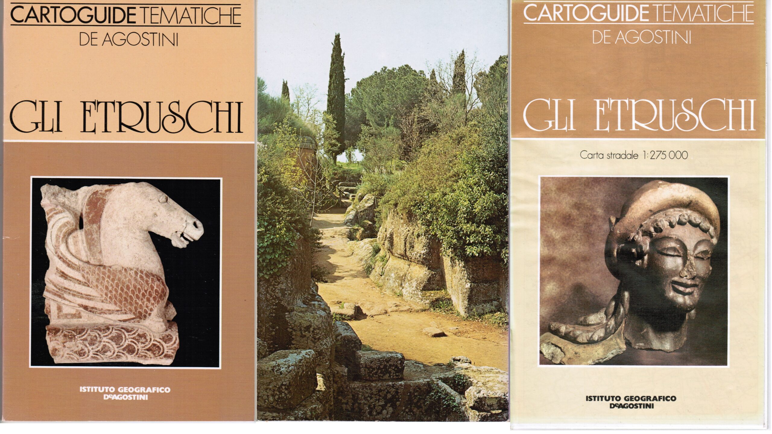 Cartoguide Tematiche Gli Etruschi Editore Deagostini ISBN 88 402 4820 X